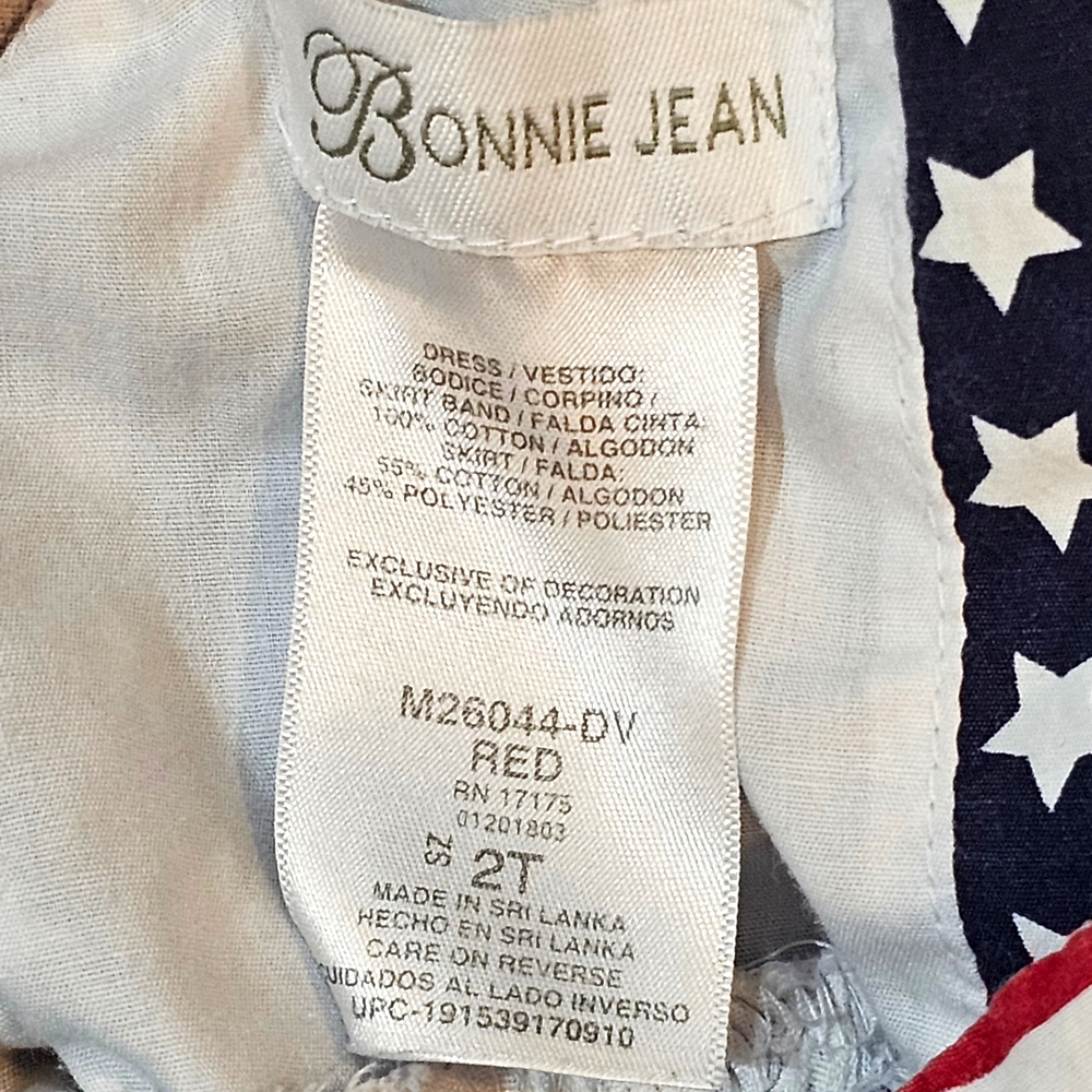 Bonnie Jean Red, White, and Blue Stars Dress - Picture 4 of 4